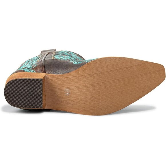 SheSole Ladies Cowboy Boots Fashion Toe Mid Calf Women's Western Cowgirl Boots - Picture 4 of 9